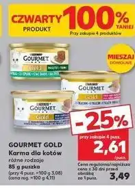 Kaufland Karma dla kota z jagnięciną i zieloną fasolą Purina Gourmet Gold oferta