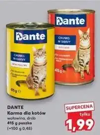 Kaufland Karma dla kota drób w sosie Dante oferta