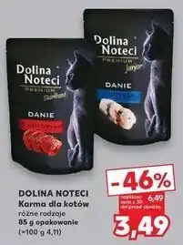 Kaufland Karma dla kota danie z dorsza sardynką Dolina Noteci Junior oferta