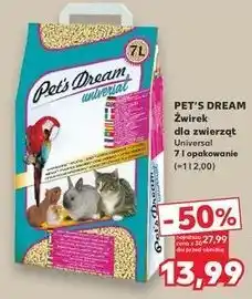 Kaufland Żwirek drewniany uniwersalny Pet's Dream oferta