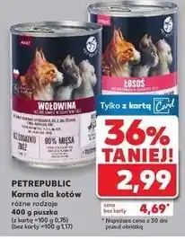 Kaufland Karma dla kota łosoś Pet Republic oferta