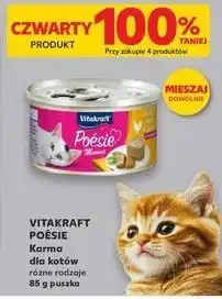 Kaufland Karma dla kota kurczak w musie Vitakraft Poesie oferta