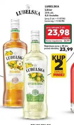 Kaufland Wódka Lubelska Cytrynówka oferta