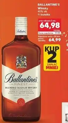 Kaufland Whisky Ballantine's Finest oferta