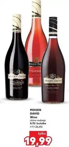 Kaufland Wino Mogen David Concord oferta