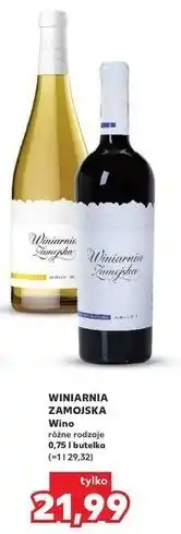 Kaufland Wino czarna porzeczka Winiarnia Zamojska oferta