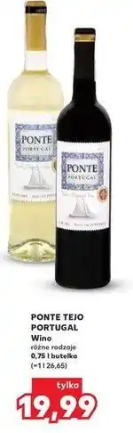 Kaufland Wino Ponte Portugal Tejo Semi Sweet oferta