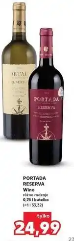 Kaufland Wino Portada Reserva Dry oferta