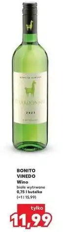 Kaufland Wino Bonito Vinedo Chardonnay oferta