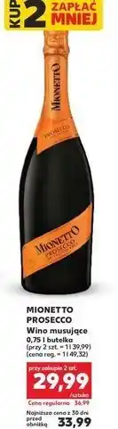 Kaufland Wino białe wytrawne Mionetto Prosecco oferta