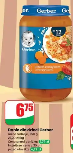 Dino Danie dla dzieci Gerber, różne rodzaje 250 g oferta