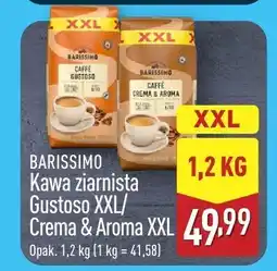 ALDI Kawa ziarnista Gustoso XXL 1,2 kg Barissimo oferta