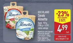 ALDI Serek Almette, różne rodzaje oferta