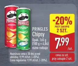 ALDI Chipsy Pringles, różne rodzaje oferta