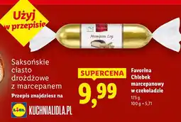 Lidl Marcepan Chlebek marcepanowy w czekoladzie Favorina 175g oferta