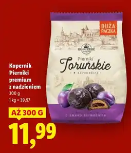 Lidl Pierniki Kopernik premium z nadzieniem 300g oferta