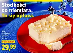 Lidl Sernik GOM z białą czekoladą 450g oferta