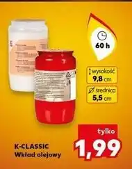 Kaufland Wkład olejowy 60 h biały K-Classic oferta