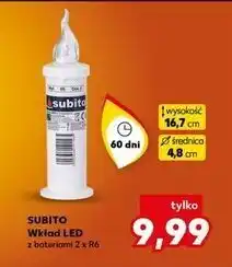 Kaufland Wkład led 60 dni biały Subito oferta