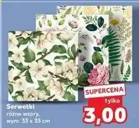 Kaufland Serwetki 33 x cm oferta