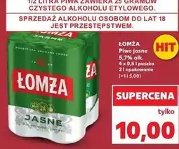 Kaufland Piwo Łomża Jasne (Dawniej Export) oferta