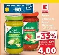 Kaufland Pesto genovese rosso K-Classic oferta