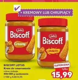 Kaufland Krem biscoff crunchy Lotus Biscoff oferta