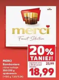 Kaufland Bombonierka czerwona Storck Merci oferta