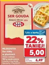 Kaufland Ser gouda plastry Mlekovita oferta