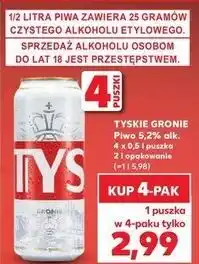 Kaufland Piwo Tyskie Gronie oferta