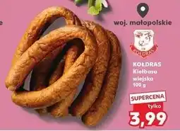 Kaufland Kiełbasa wiejska z proszówek Kołdras oferta