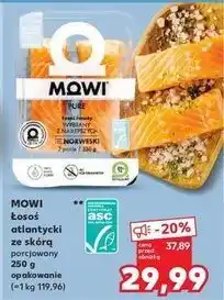 Kaufland Łosoś ze skórą Mowi Pure oferta