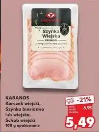 Kaufland Schab wiejski Kabanos oferta