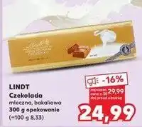 Kaufland Czekolada gold z bakaliami Lindt oferta
