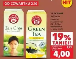 Kaufland Herbata lemon Teekanne Green Tea oferta