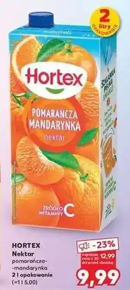 Kaufland Nektar pomarańcza-mandarynka Hortex oferta