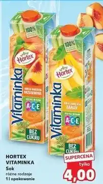 Kaufland Sok marchew-jabłko-brzoskwinia Hortex Vitaminka oferta