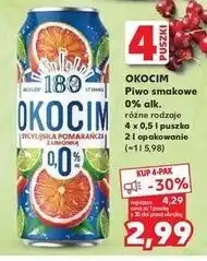 Kaufland Piwo Okocim Radler Pomarańcza Sycylijska Z Limonką 0% oferta