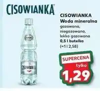 Kaufland Woda lekko gazowana Cisowianka oferta