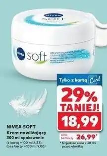 Kaufland Krem do twarzy i ciała intensywnie nawilżający Nivea Soft oferta