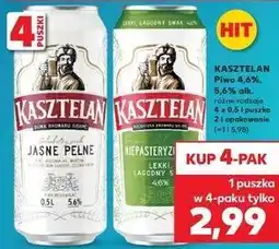Kaufland Piwo Kasztelan Niepasteryzowane oferta