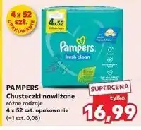 Kaufland Chusteczki nawilżane Pampers Fresh Clean oferta