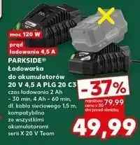 Kaufland Ładowarka do akumulatorów 120 w Parkside oferta