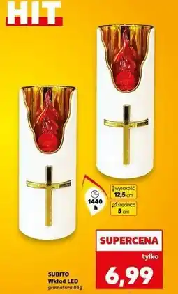 Kaufland Świeca led c708 12.5 cm Subito oferta