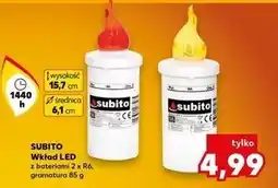 Kaufland Wkład led 60 dni czerwony Subito oferta