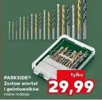 Kaufland Zestaw wierteł i gwintowników Parkside oferta