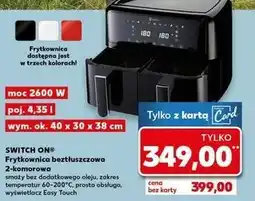 Kaufland Frytkownica beztłuszczowa 2600 w Switch On oferta