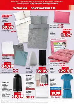 Kaufland Komplet pościeli 160 x 200 + 2x 70 80 cm Liv & Bo oferta