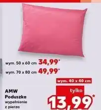 Kaufland Poduszka z pierza 70 x 80 cm Amw oferta