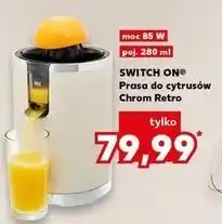 Kaufland Prasa do cytrusów chrom retro Switch On oferta
